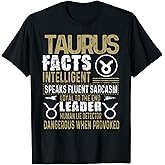 TAURUS Facts Zodiac Sign Shirt Birthday Gift April & May T-Shirt