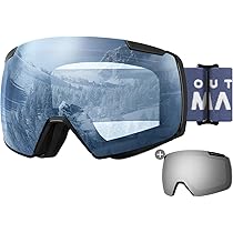Amazon.com : OutdoorMaster Heron Ski Goggles with 2 Lens
