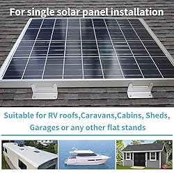 SUNMAK 4 Units per Set Solar Panel Mounting Z