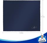 MR.SIGA Premium Microfiber Cloths 12 Pack 6x7 Navy Gray for Lenses Screens view 2