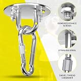 Morzejar Heavy Duty Ceiling Hook 360° Rotatable 304 Stainless Steel 400 kg view 4