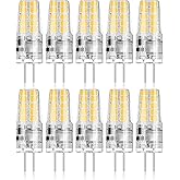 BUBO 10 Pack G4 LED Bulb 2W Equivalent 30W 3000K Warm White 250 Lumens 360°Beam Angle, T3 Halogen Bulb Replacement Landscape Bulbs, AC/DC 12V Led Lights G4 Bi-Pin Base for Outdoor Landscape Lighting