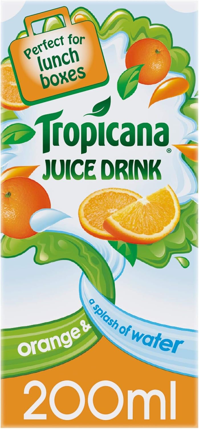 Tropicana Orange Fruit Juice Cartons 24x200ml Amazon.co.uk Grocery