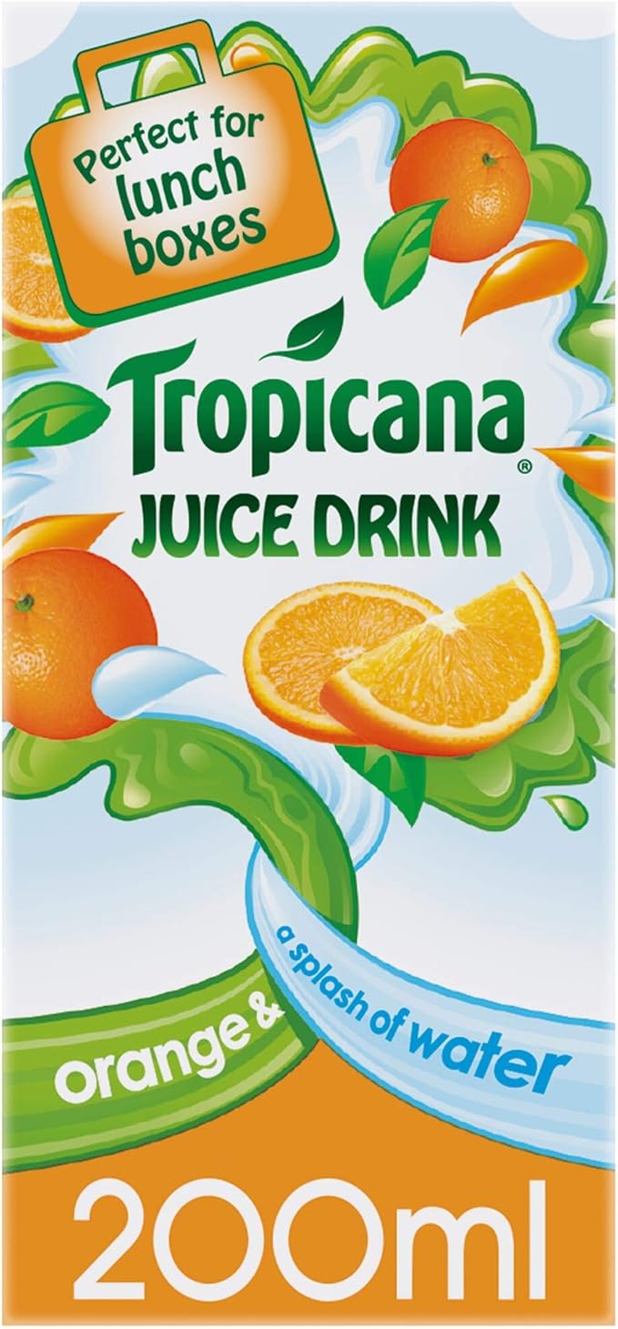 Tropicana Orange Fruit Juice Cartons 24x200ml Amazon.co.uk Grocery