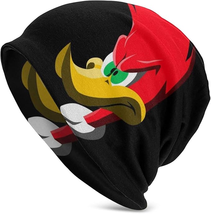 Woody Woodpecker Adult Men's Knit Hat Multifunctional Lightweight Beanie Hat Skull Cap Soft