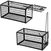 GKYZBB 2 pcs Humane Mouse Trap,Catch and Release Mouse Traps, Reusable for Homes, Small Rodent/Hamster/Live Mouse Traps for I
