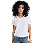 perfectwhitetee Women's Springsteen Supima Cotton Baby Tee