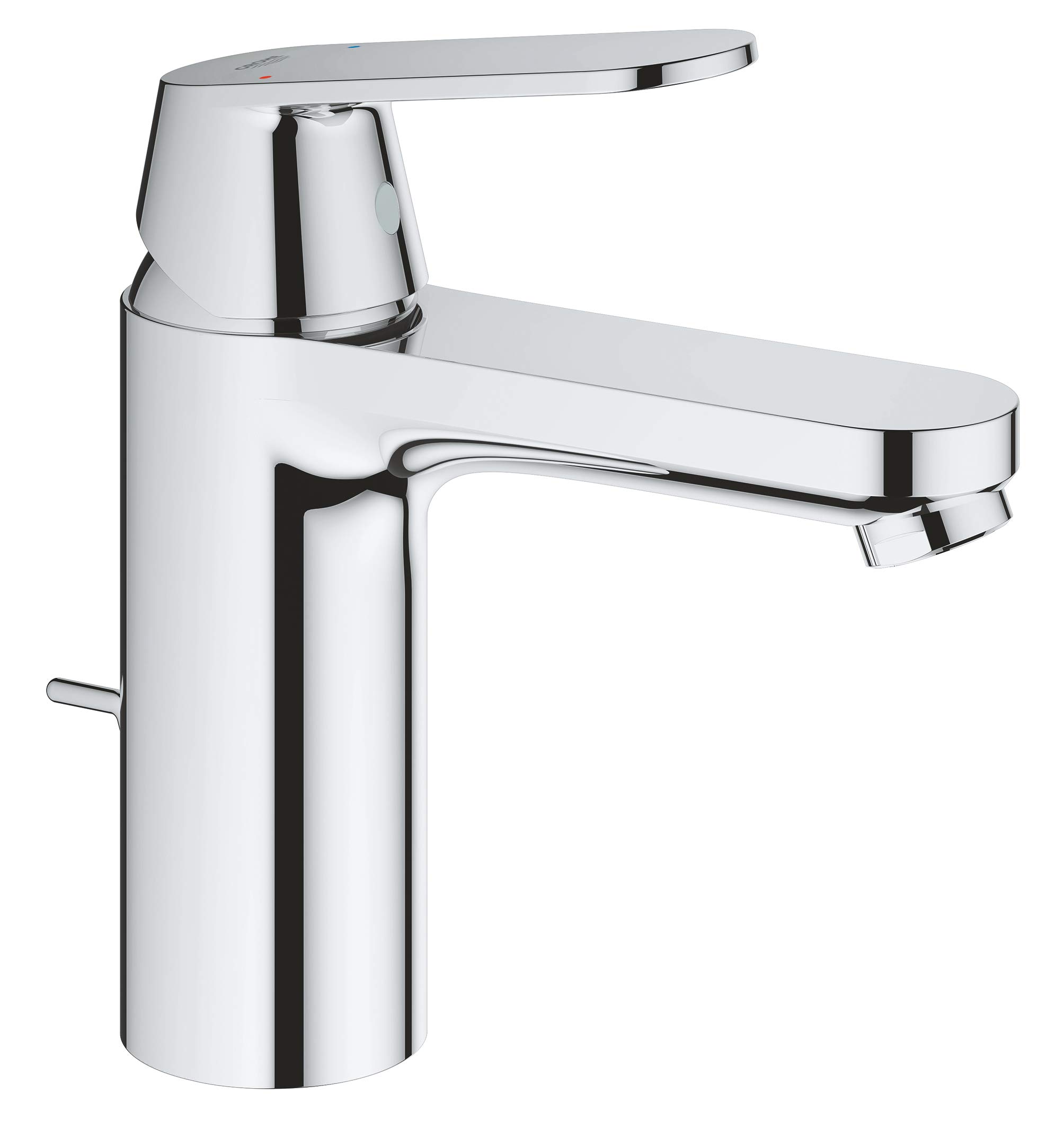 GROHE 23325000 Eurosmart Cosmopolitan Bathroom Tap (Pop-Up Waste and High Spout), Medium
