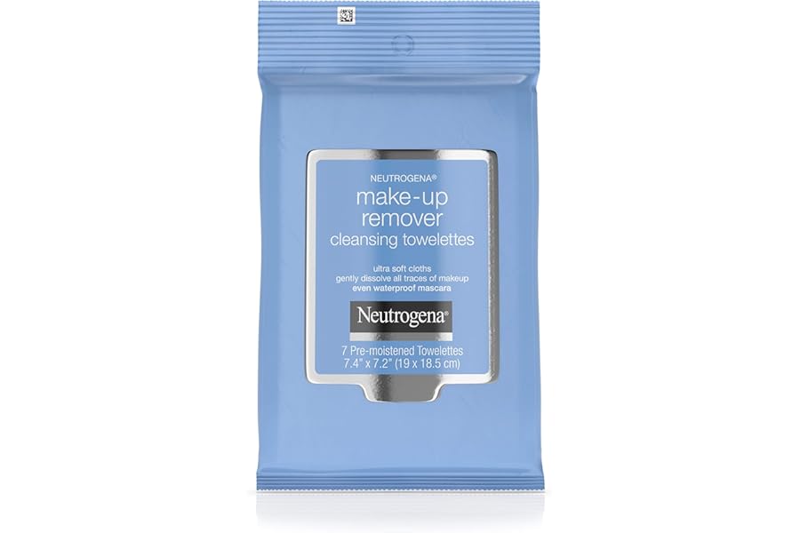 Neutrogena Make-Up Remover Cleansing Towelettes, 7 Count, Packaging May Vary