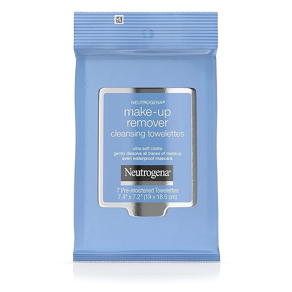 NEUTROGENA MAKE-UP REMOVER CLEANSING TOWELETTES, 7 COUNT, PACKAGING MAY VARY