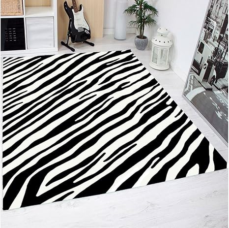 Amazon De Teppich Muster Leder Zebras Pvc Teppichboden Verschiedene Massnahmen Pvc Boden