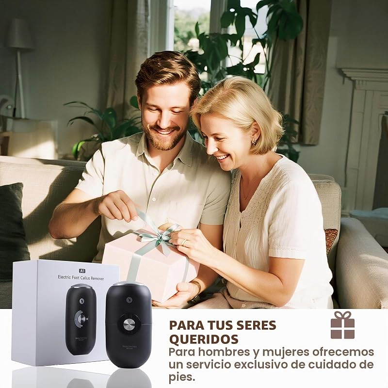 Lima Elétrica para Pés, Kit Profissional de Pedicure Elétrica para Cuidados dos Pés, Remove Calosidades e Calosidades, Lima Elétrica para Pés com 2 Cabeças de Rectificação 316F (Preto)