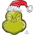 Mayflower 17" Anagram Colorful Leaves Foil Balloon 29" PKG XMA DR SEUSS THE GRINCH, Multicolor