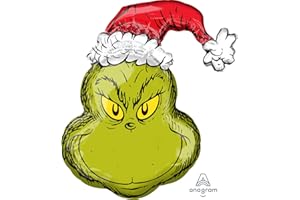 ANAGRAM How The Grinch Stole Christmas Super Shape Foil Balloon