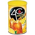 4C Powdered Drink Mix Cannisters, Lemon Tea, 28 Quarts, Family Sized Cannister, Thirst Quenching & Refreshing Flavors (Lemon Iced Tea, 4.13 Pound (Pack of 3))