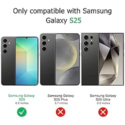 Vanjua Case for Samsung Galaxy S25 (Only), Stylish