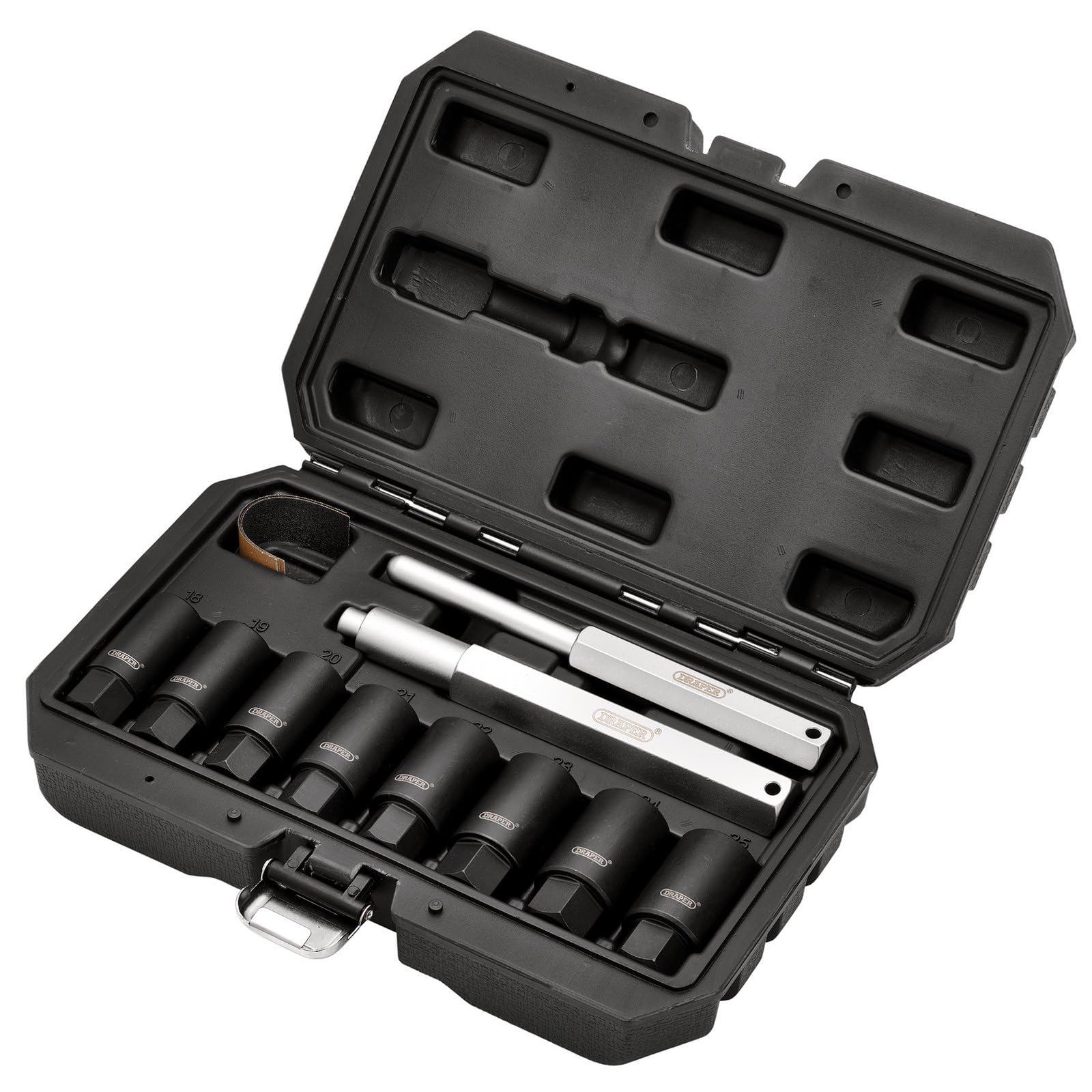 Draper 12402 Locking Wheel Nut Removal Set (10 Piece)