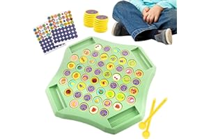 Memory Puzzle Board - Fruit Pattern Match for Focus Training | Sturdy Cardboard with, Fun Matching Game Set, Brain Boost Acti