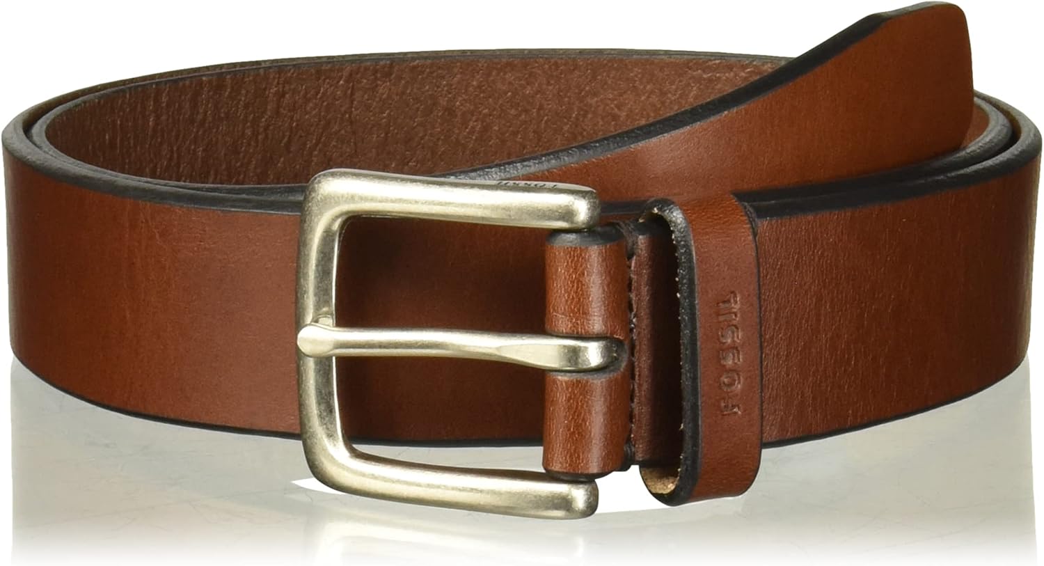Fossil Men's Joe Leather Belt at  Men’s Clothing store