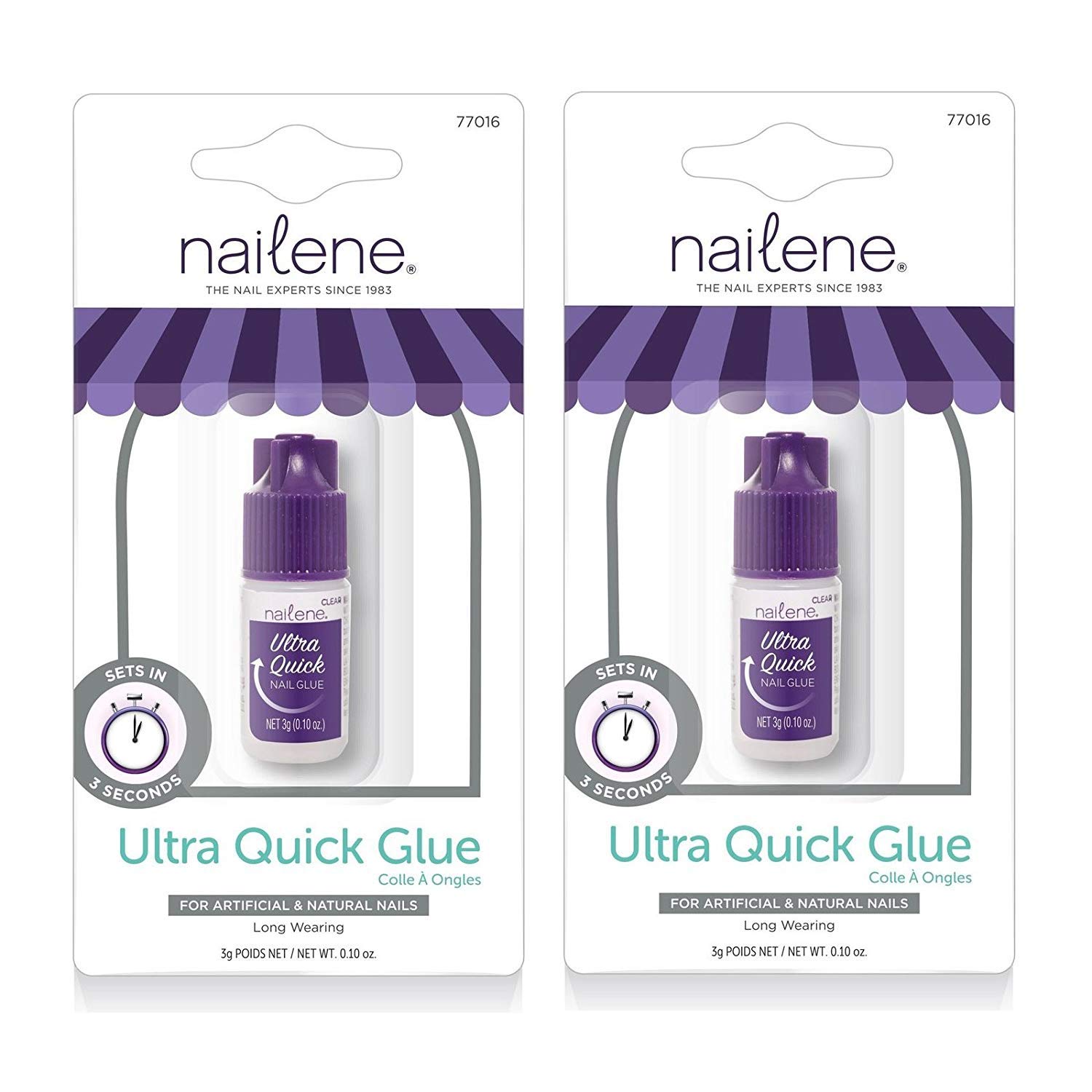 Nailene Ultra Quick Nail Glue (Pack of 2)… Buy Online in United Arab