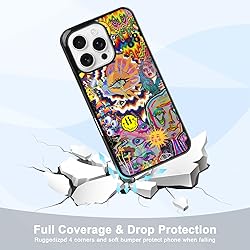 MMYAJT Vintage Trippy Phone Case Fit for iPhone 16