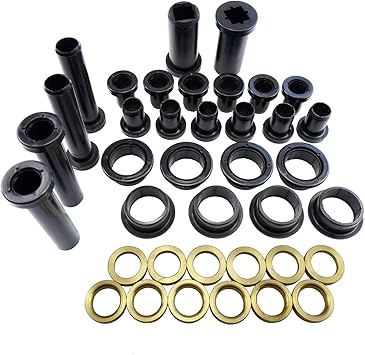 Amazon Com Rear Suspension A Arm Bushing Kit For Polaris Sportsman 500 Rse 400 4x4 700 Control Long Lower Short Bushing Spacer Set 38pcs Automotive