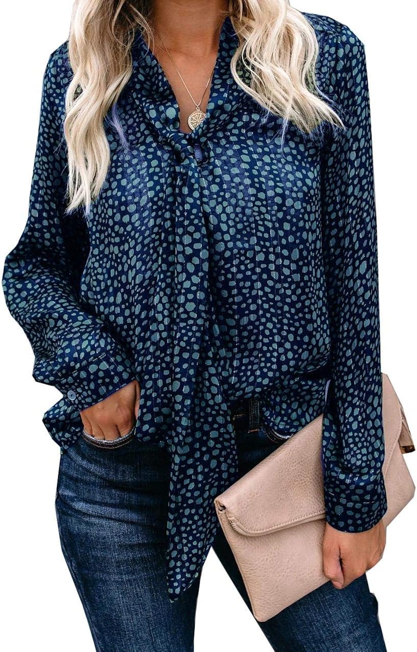 leopard chiffon blouse