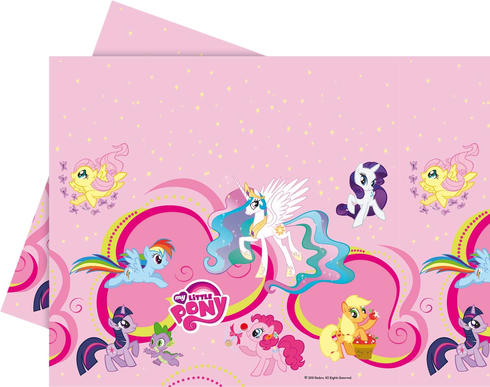 Unique Party Hasbro 180 x 120 cm Plastic My Little Pony Table Cover