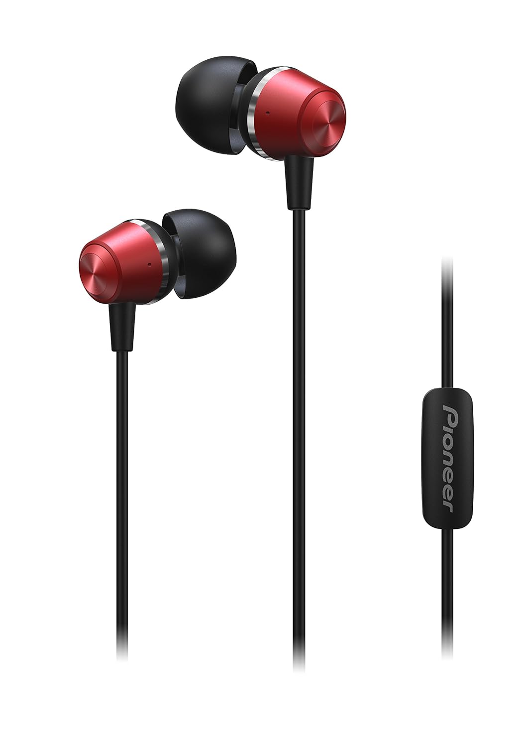 Pioneer SE-QL2T Cuffie In-Ear corpo in alluminio, auricolari, pannello di  controllo, Microfono/vivavoce, leggero e compatto, per iPhone, smartphone  Android, tablet rosso R Auricolari urban-earth.co.uk