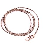 Rudra Empire Solid Copper Antique Link Rope Chain Necklace for Women and Men- 20 Inch