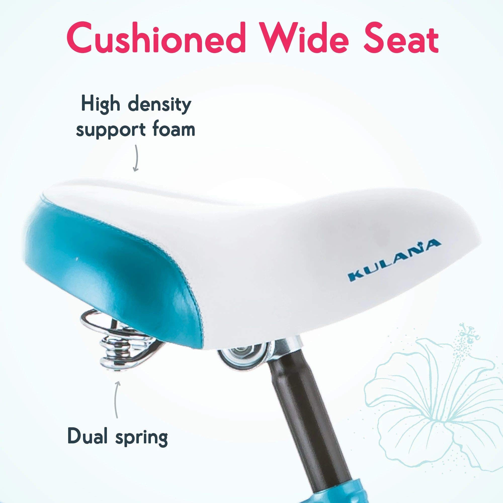 Kulana Hiku Cruiser Beach Bike, Men And Women, 26Inch Wheels, SingleSpeed, Stylish Steel Step