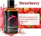 MAYJAM Strawberry Fragrance Oil 100ML with Glass Dropper Diffuser Oil view 4