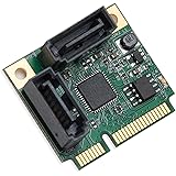 IO Crest SI-MPE40095 Mini PCIe 2 Port SATA III RAID Controller