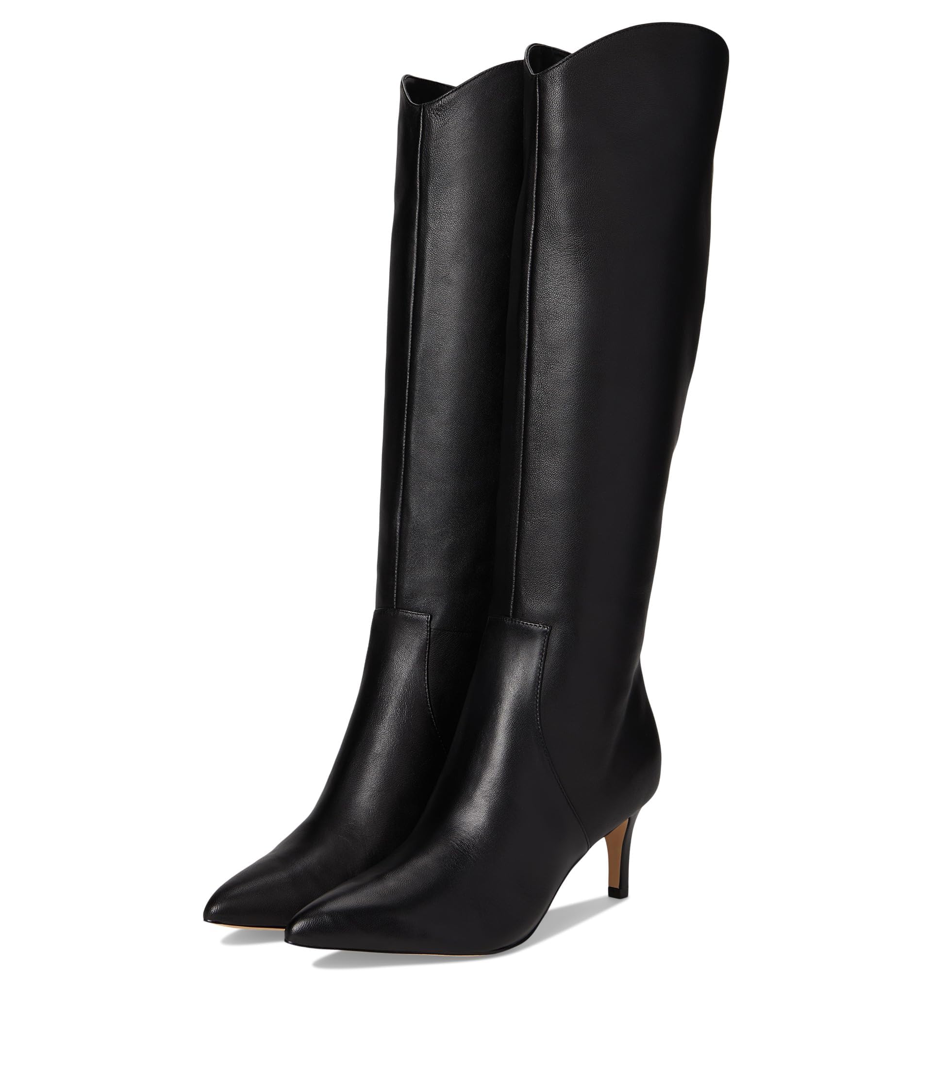 Nine West Women’s Sirena Boot, Black Leather 001, 5