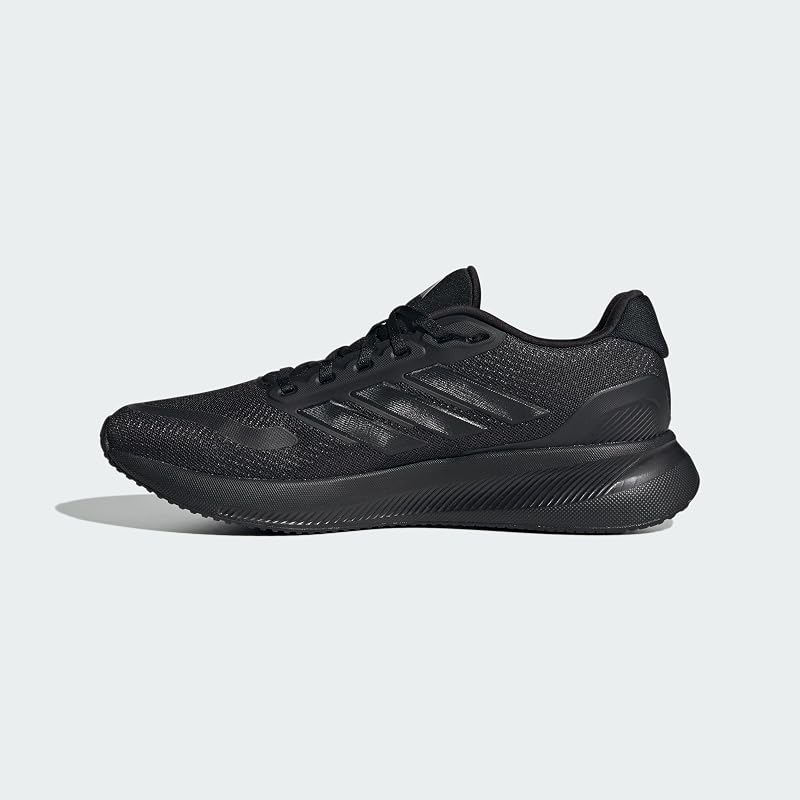 adidas Runfalcon 5 Running Shoes, Ténis Masculinos, Core Black Core Black Core Black, 42 EU