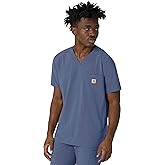 Carhartt Scrubs for Men Force Cross-Flex V-Neck Tops with 3 Pockets | 3-Pocket V-Neck Scrub Top, Comfort and Durability, Enhanced Mobility