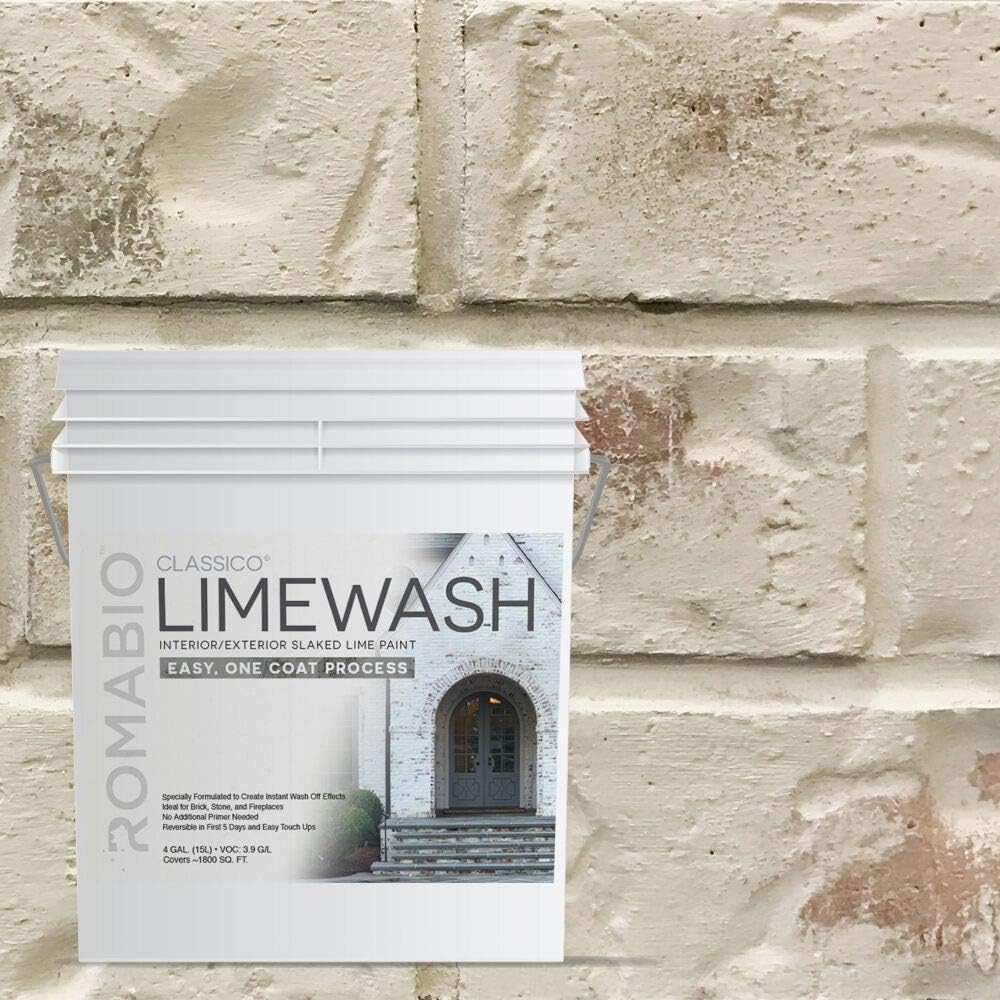 Romabio Classico Limewash Interior/Exterior Paint, Italian