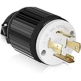ENERLITES NEMA L14-30P Locking Plug Connector for Generator, Twist Lock Male Plug, 30 Amp, 125/250 Volt ,3 Pole, 4 Wire Groun