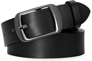 SUOSDEY Fashion Leather Belts for Women Ladies Belts for Jeans Dresses Pants with Classic Pin Buckle