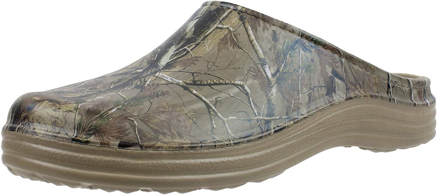  | Realtree Camo Mens Lined Clog with Sherpa Lining | Mules & Clogs