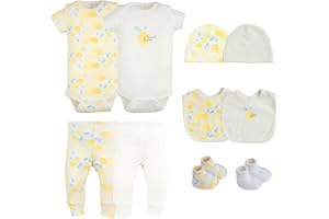 Little Peaches Baby Girl Clothes – 100% Cotton, Soft & Breathable Newborn Essentials and Gifts, Fits 3 to 6 Months