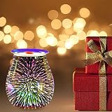 Makimoo Stunning Electric Wax Melt Burner Wax Warmer Night Light 3D Fireworks view 6