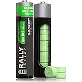 Caffeine Mints by Rally, 60milligram Caffeine, Instant Energy, Fresh Breath Caffeinated Mints, 0 Sugar, Natural Peppermint Flavor (2 Packs, 20 Mints)