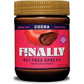 Finally Nut Free Cocoa Spread &mdash; Nut-Free Chocolate Spread, Top 9 Allergen-Free, Vegan, Gluten-Free, Low Sugar &amp; School Safe | Made with USA-Grown Chickpeas | 12oz