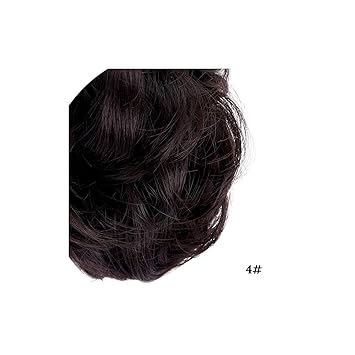 Amazon Com Synthetic Elastic Wavy Curly Hair Donut Curly Chignon