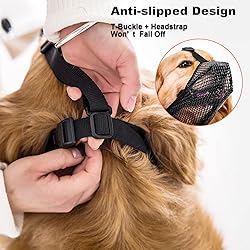 OHCOZZY Soft Mesh Dog Muzzle Won‘t Contact Nose