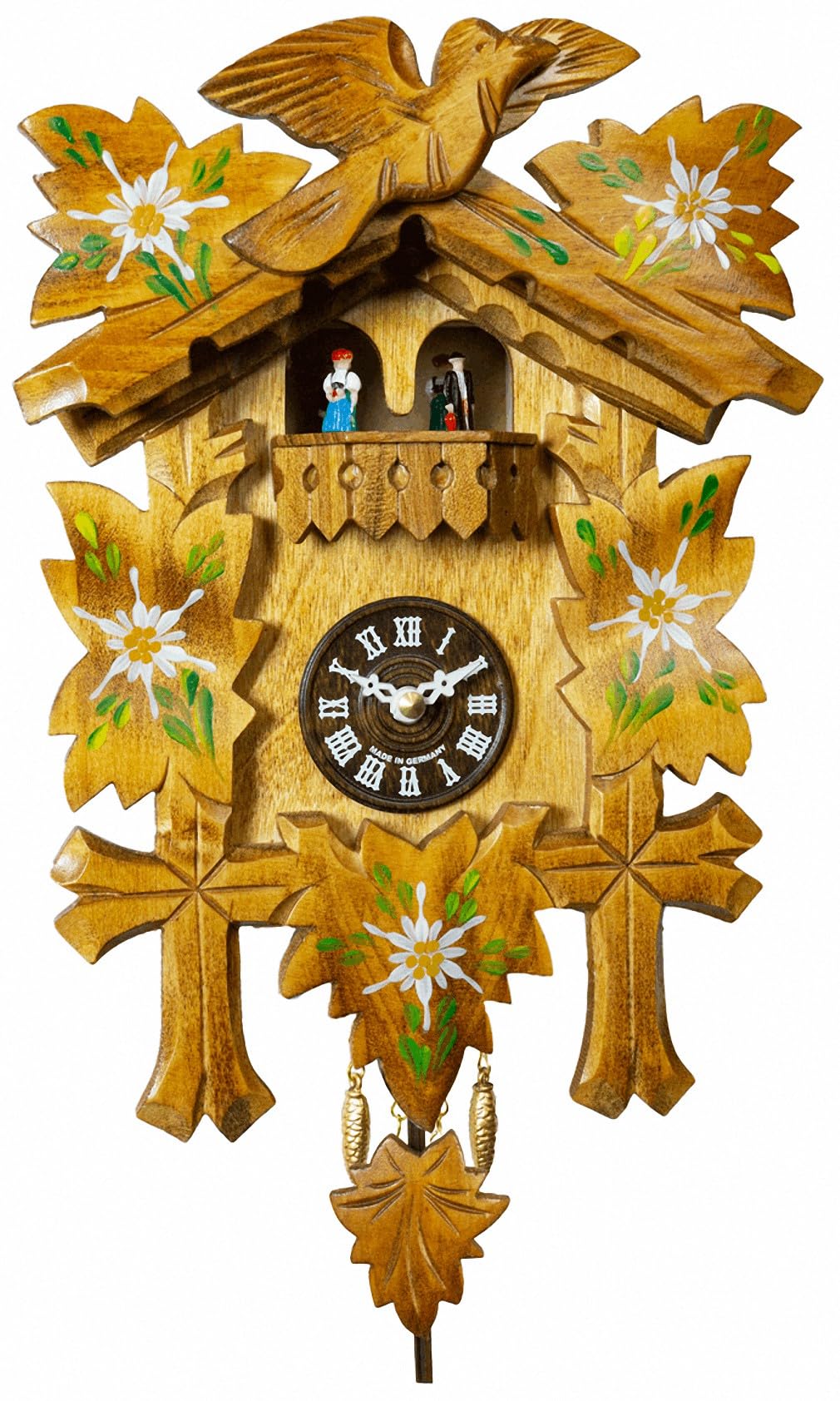 Trenkle Black Forest Clock, turning dancers
