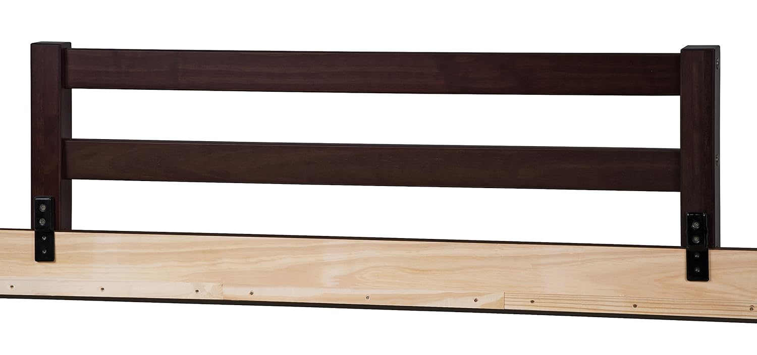 Amazon Com Safety Rail Guard For Beds And Bunk Beds 1006 By Palace Imports Java 14 75 H X 42 75 W 2 X 2 Posts Nursery Bed Rails Baby