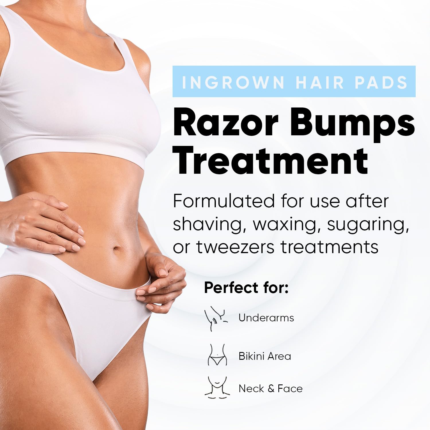 Mua Ingrown Hair Pads Razor Bump Stopper Eliminate Ingrown Hair ...