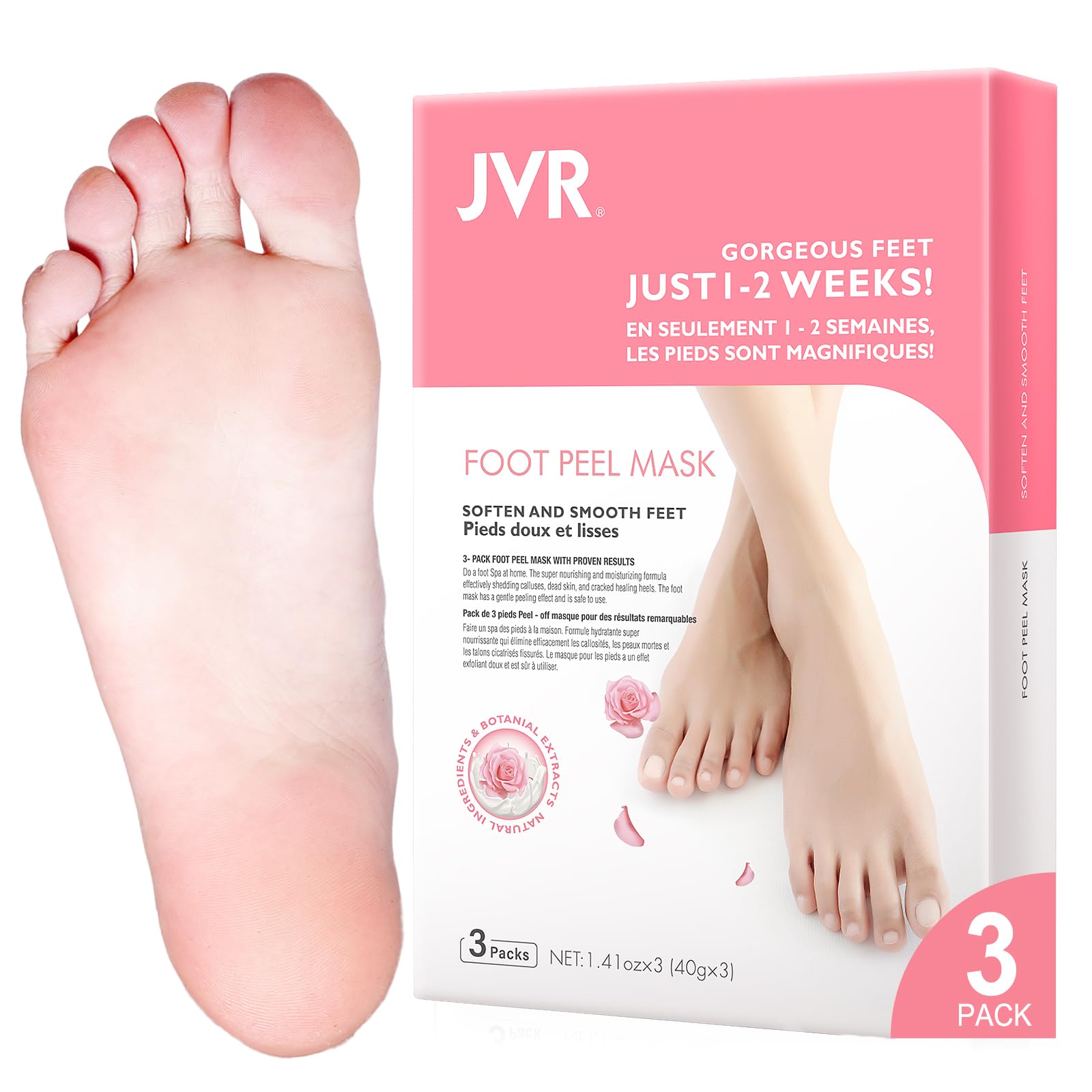 Foot Peel Mask 3 Pairs
